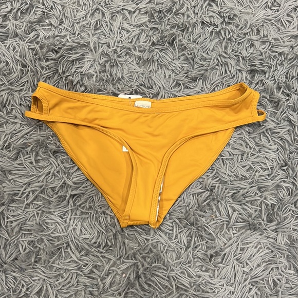 NEW • L*Space • Rachel Cut Out Bikini Swim Bottoms Orange Small Medium Womens - Picture 2 of 3